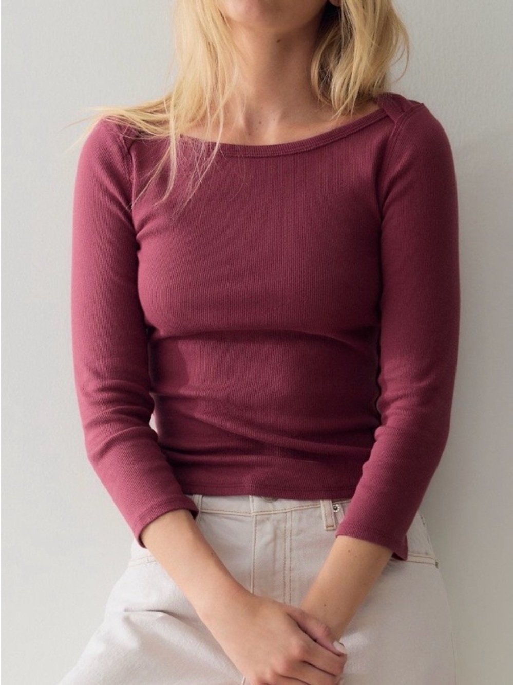 We The Free Lucy Layering Top – Aged Red – Size M